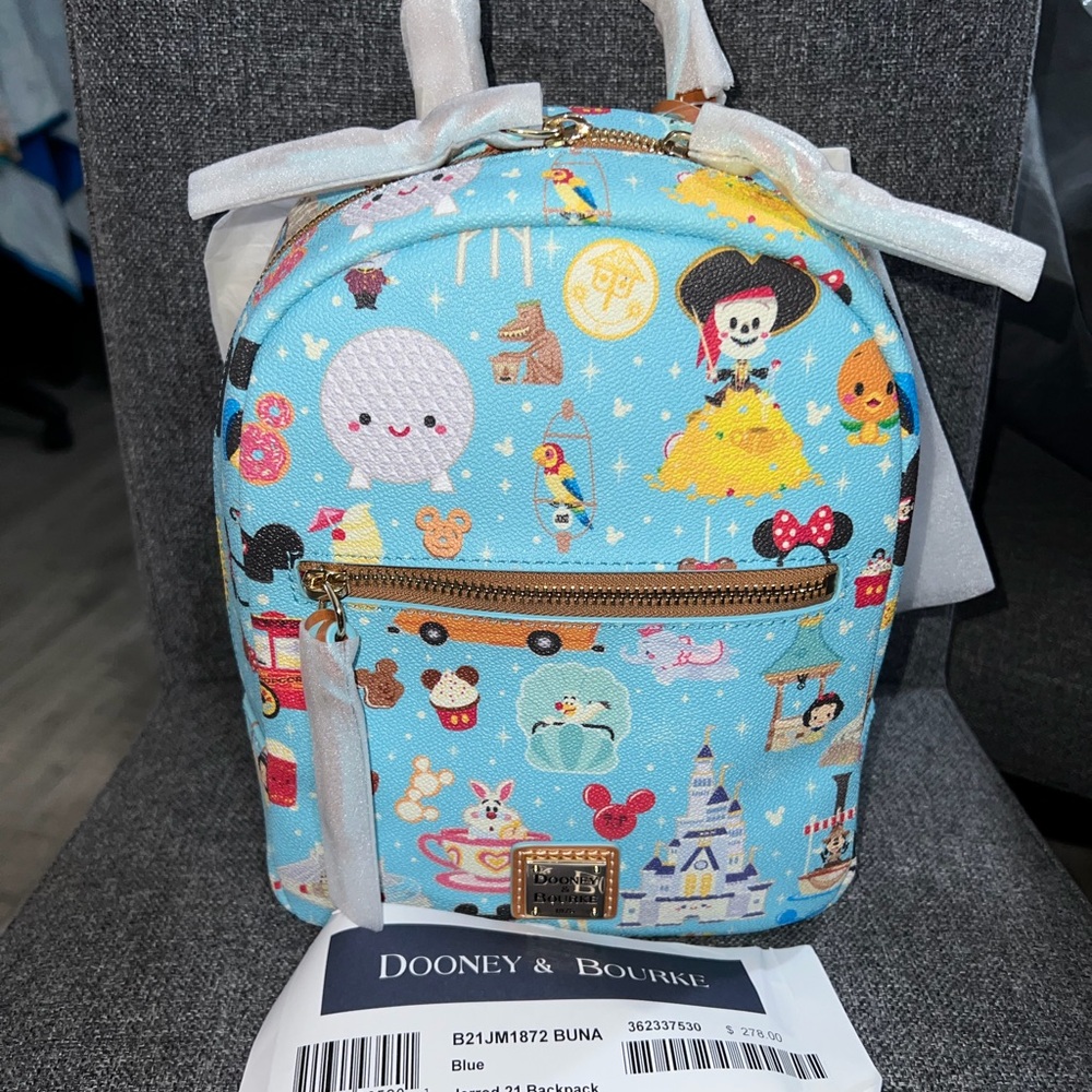 Disney Parks Dooney & Bourke Jarrod Maruyama “A WALK in the PARK” Backpack - NWT